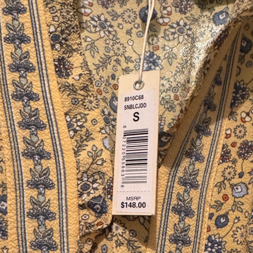 UO Studio Yellow Floral Maxi Dress - Picture 5 of 5